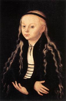 Lucas Il Vecchio Cranach : Portrait of a Young Girl